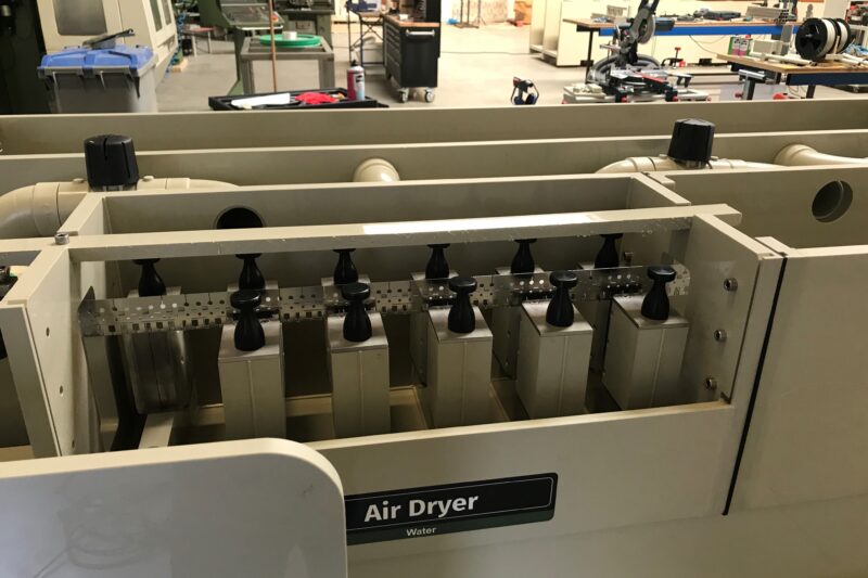 Air-dry systeem semiconductor plating line